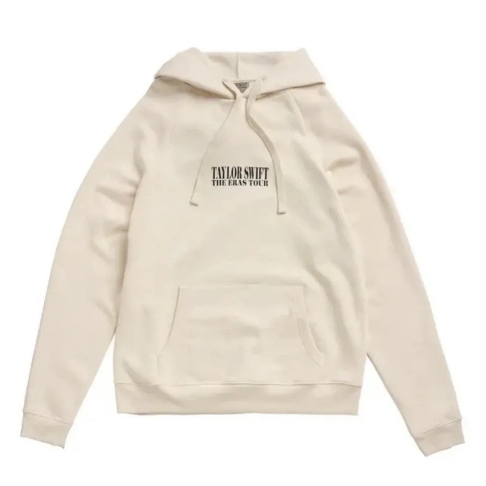 official taylor swift the eras tour beige hoodie